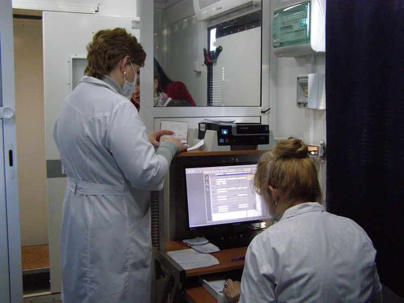 Передвижной кабинет цифровой флюорографии в Оренбурге