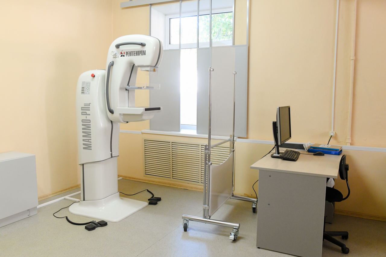 Новый маммограф успешно работает в Смоленской центральной районной больнице